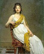 David, Jacques-Louis Madame Raymond de Verninac oil